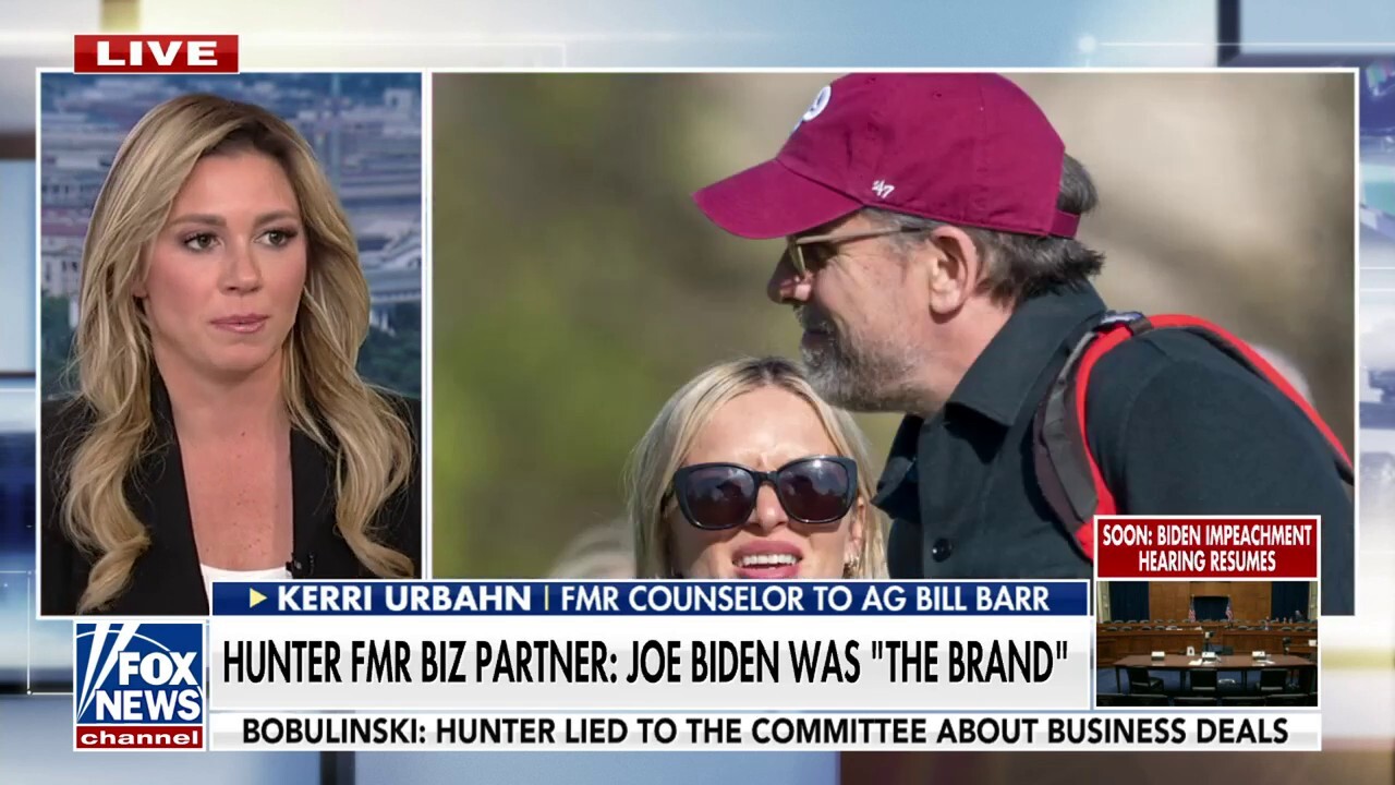 Biden has continued to lie about what he knew about Hunter's business dealings: Kerri Urbahn