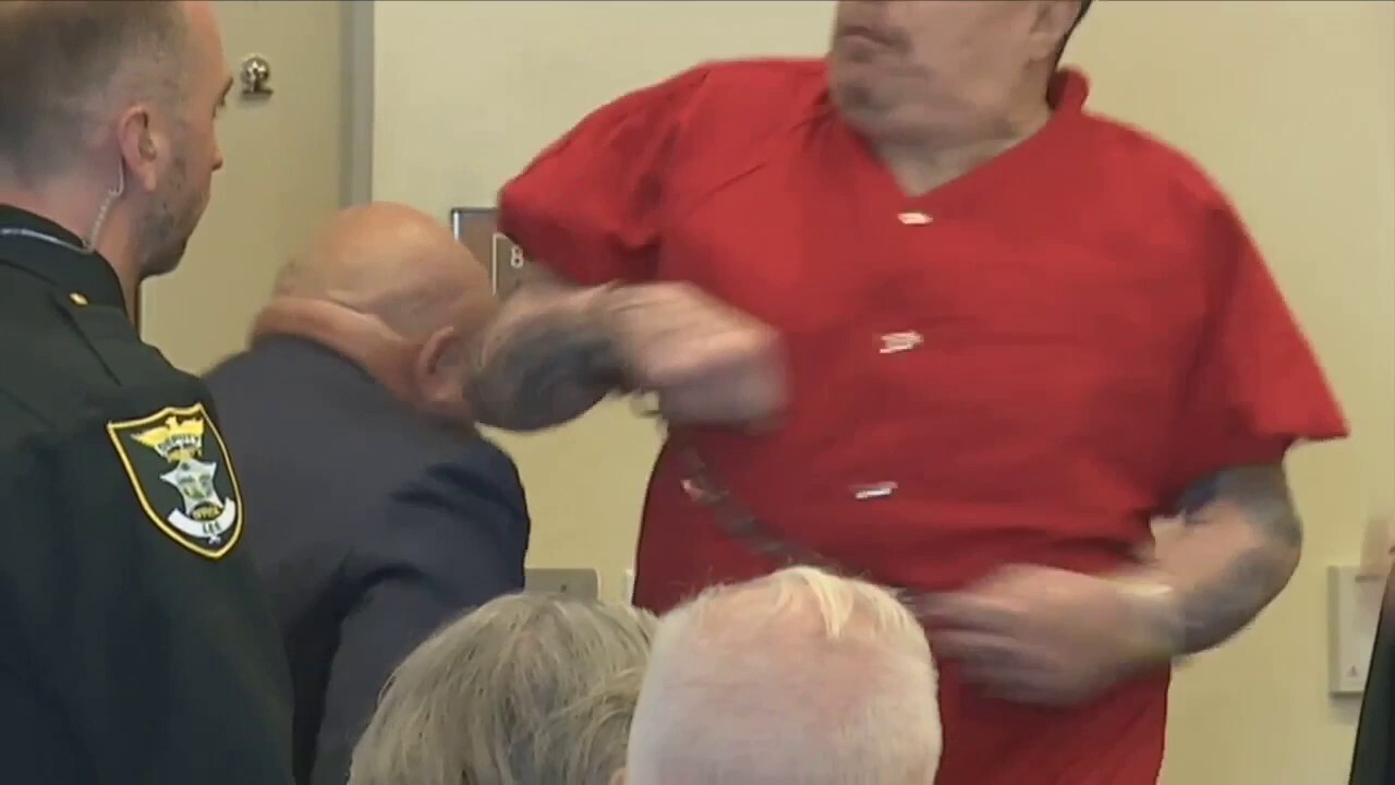 Convicted murderer attacks his attorney in courtroom before learning his fate