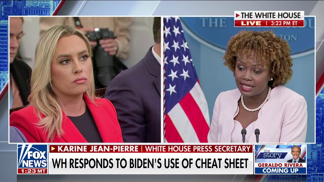 White House addresses Biden's use of the 'cheat sheet'