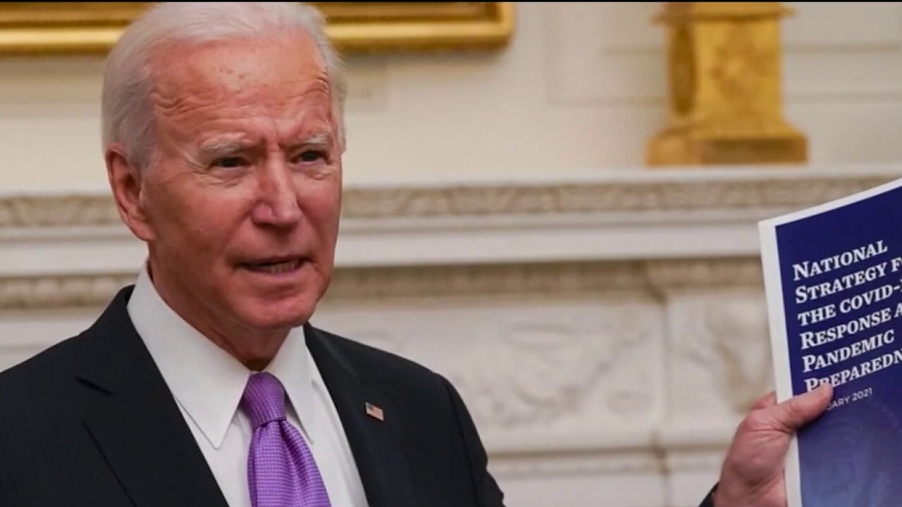 Biden places focus on COVID-19 during first full day in office
