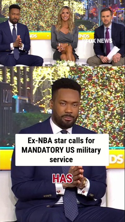 Former NBA star Dwight Howard says the U.S. should require a mandatory year of service for everyone born in America, arguing it could build discipline and appreciation for those who serve.