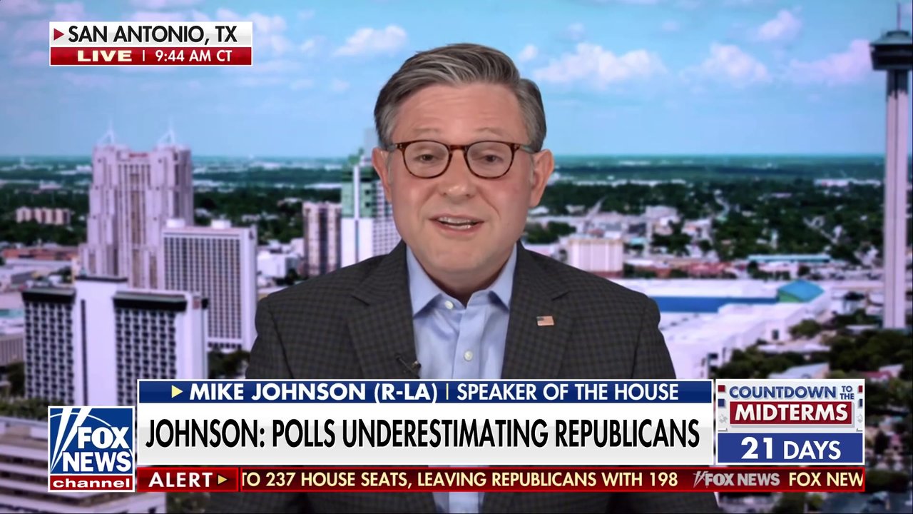 Speaker Mike Johnson says midterm polls are 'wrong': 'Don't buy it!'