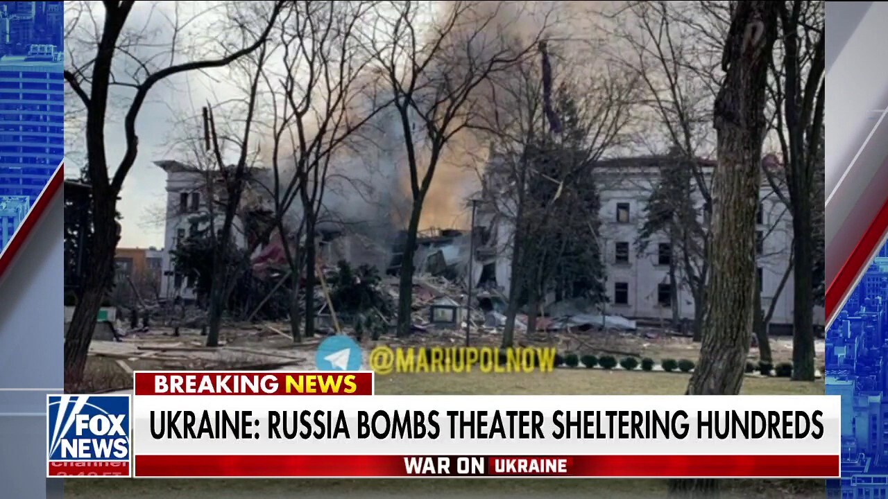 Bomb theater in Ukraine takes direct hit from Russian bomb: Mike Tobin