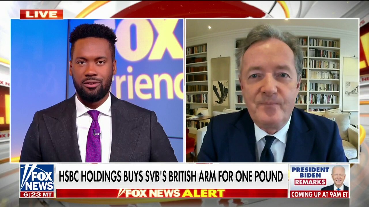 Piers Morgan addresses impact of Silicon Valley Bank collapse: 'These are testing times'