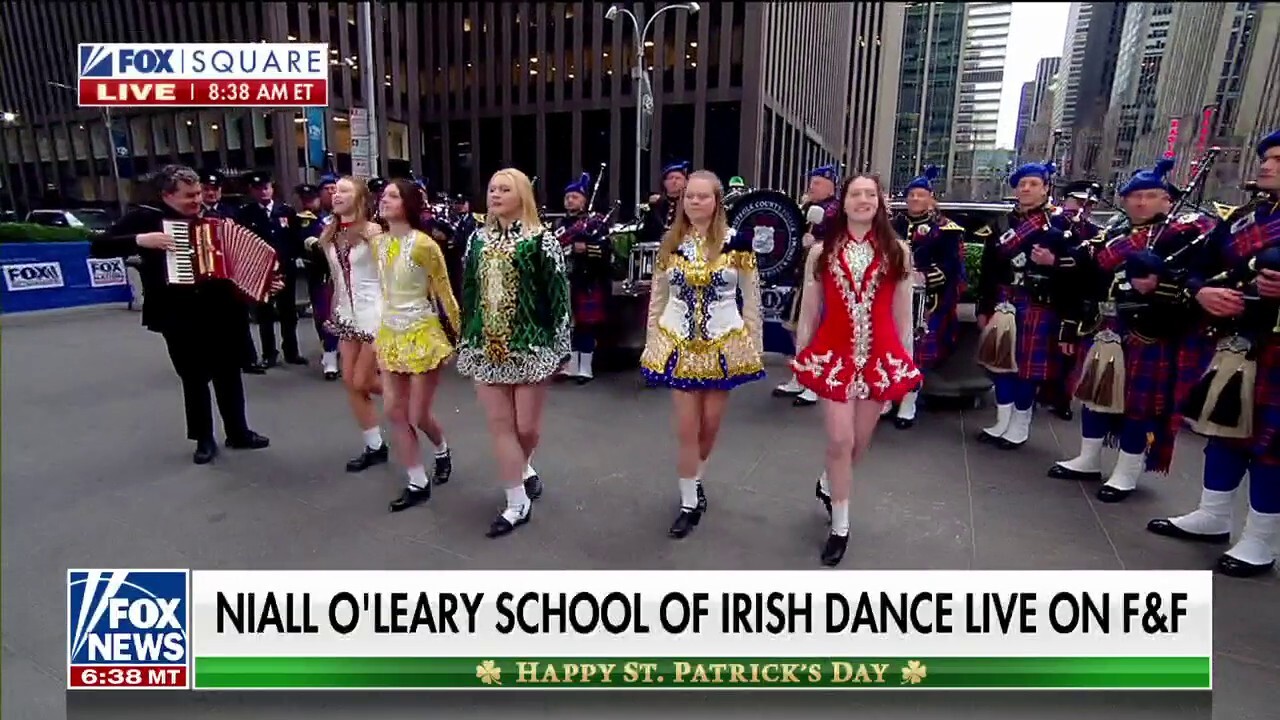 Niall O'Leary School of Irish Dance performs live on 'Fox & Friends'