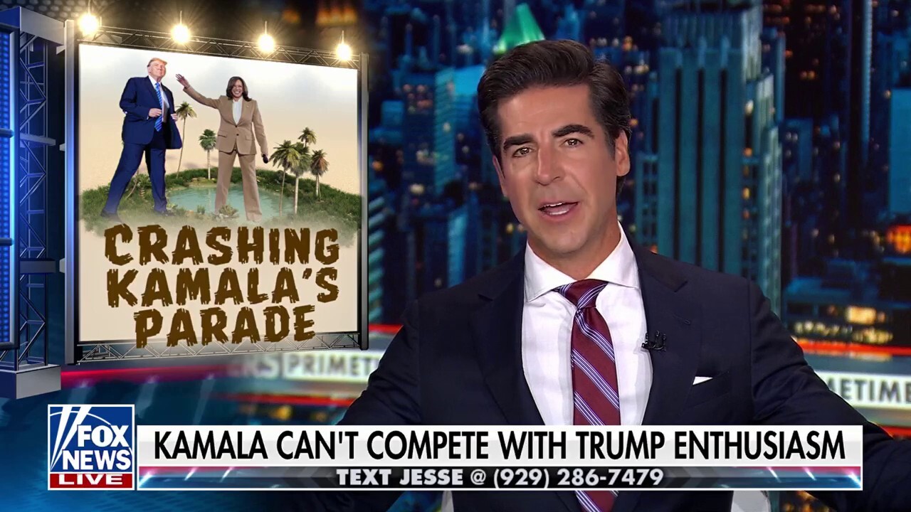 JESSE WATTERS: Biden and Harris hide from you, Trump shows you that he loves you