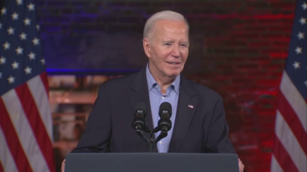 Pro-Palestinian protester interrupts Biden's campaign speech: 'Genocide Joe'
