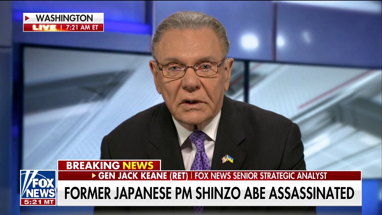 Gen. Keane: Shinzo Abe was wary of threats to Japan from China, North Korea
