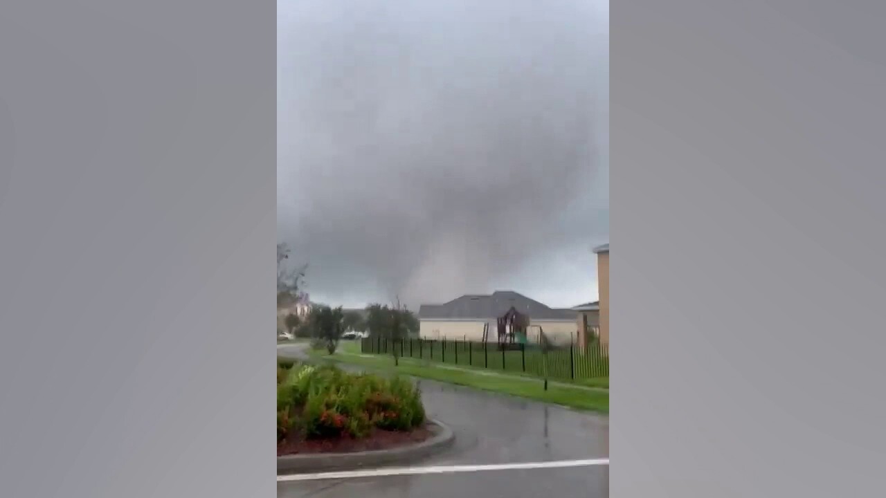 Video shows huge tornado tearing through Fort Pierce, Florida as Hurricane Milton approaches