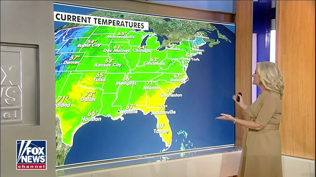 National weather forecast for October 8