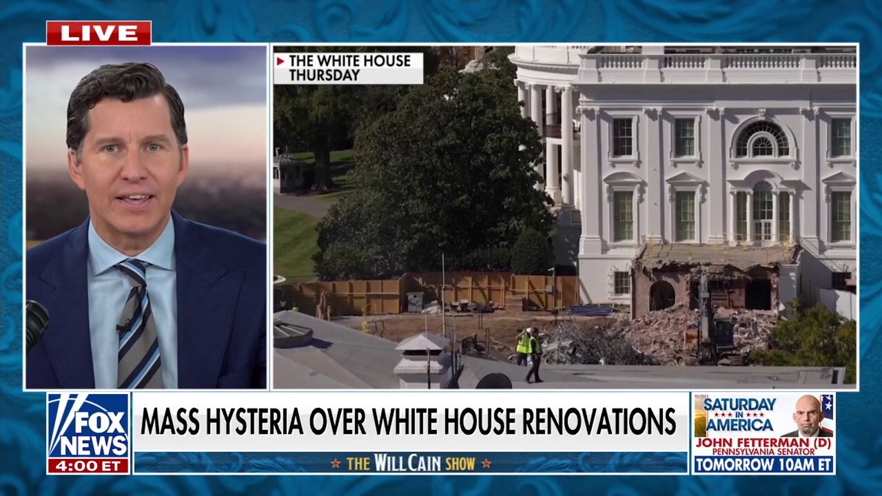 Will Cain: White House renovations are nothing new