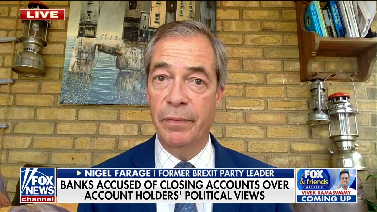 Nigel Farage on his efforts to expose 'de-banking'