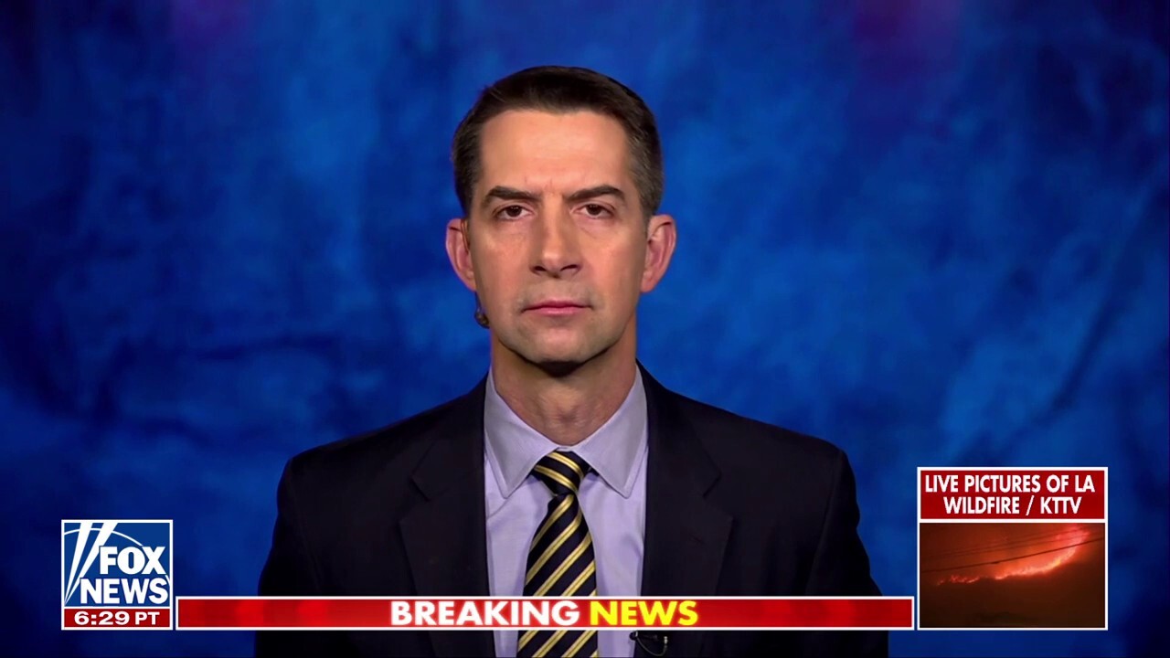  Sen. Tom Cotton, R-Ark., discusses how how the Biden administration sent eleven Guantanamo Bay detainees to Oman for resettlement on ‘Hannity.’