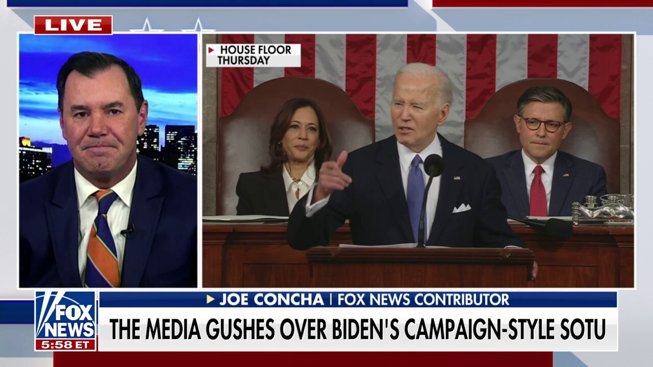 Joe Concha: Biden was going to be 'thrown bouquets of flowers' regardless of his SOTU performance