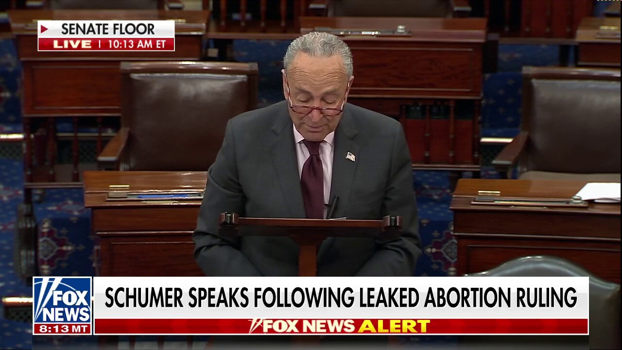 Sen. Chuck Schumer vows to hold vote to codify Roe v. Wade after Supreme Court leak: 'Abomination'