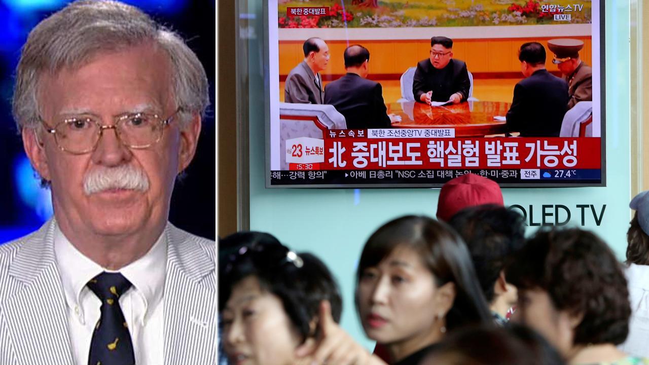 Bolton: Sanctions give NKorea more time to increase arsenal