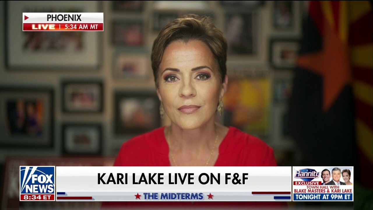 Kari Lake torches Democrat opponent for refusing to debate 'Basement