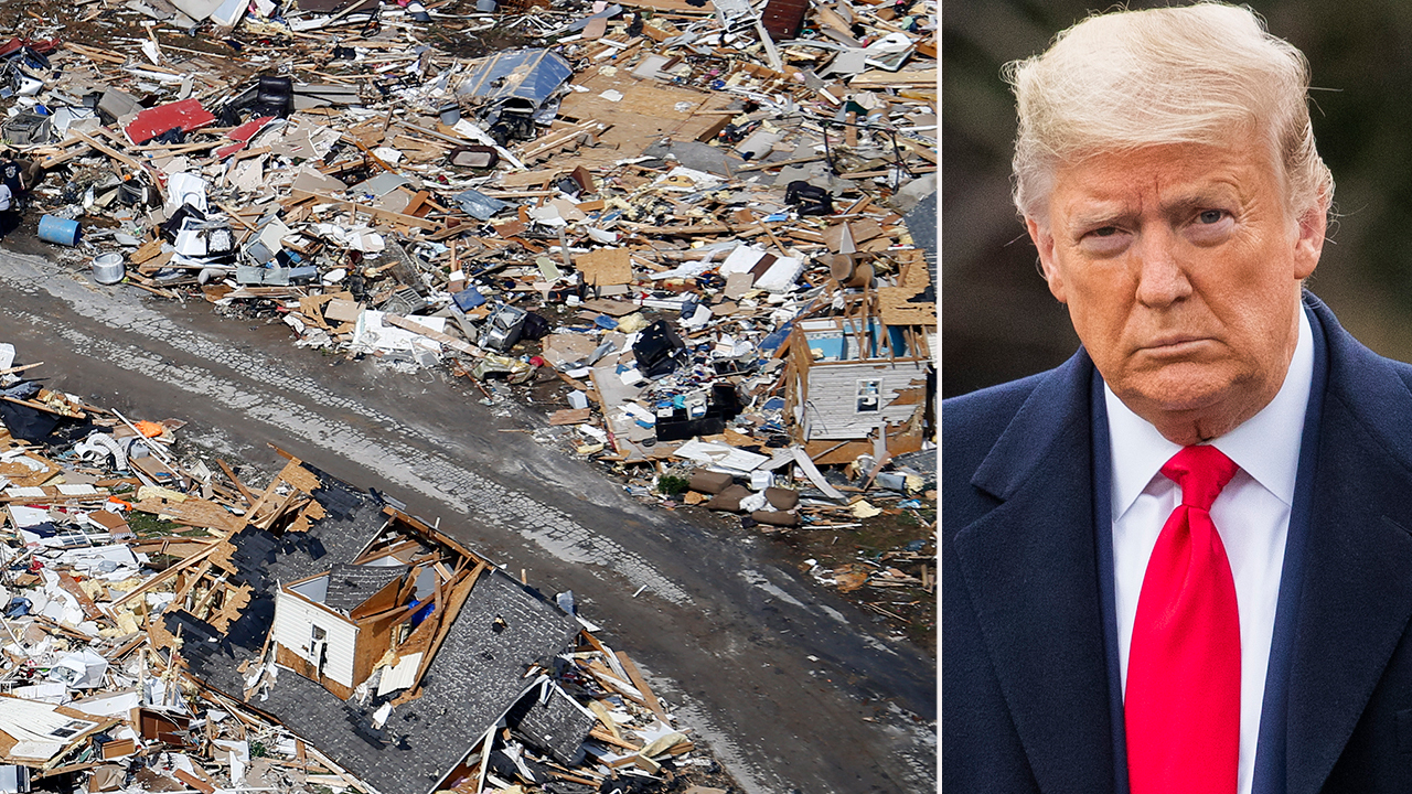 President Trump prepares to tour tornado damage in Tennessee