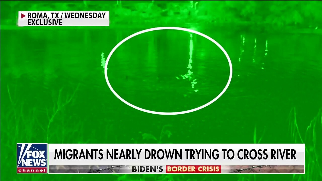 Video captures migrants nearly drowning when trying to cross Texas border