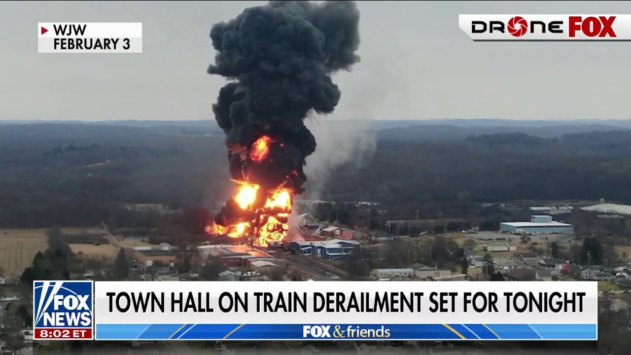 Ohio train derailment: East Palestine set to engage in town hall to dispel rumors, answer questions