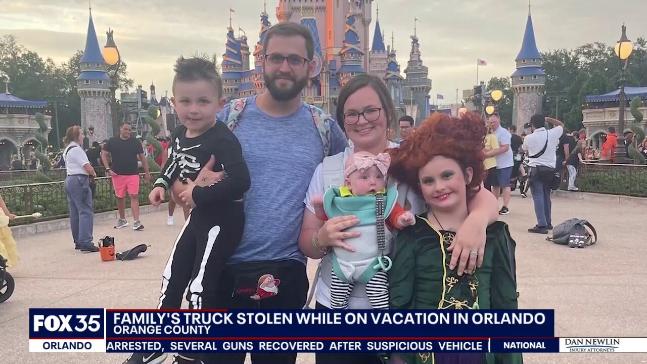 Georgia family's truck stolen while on vacation at Walt Disney World