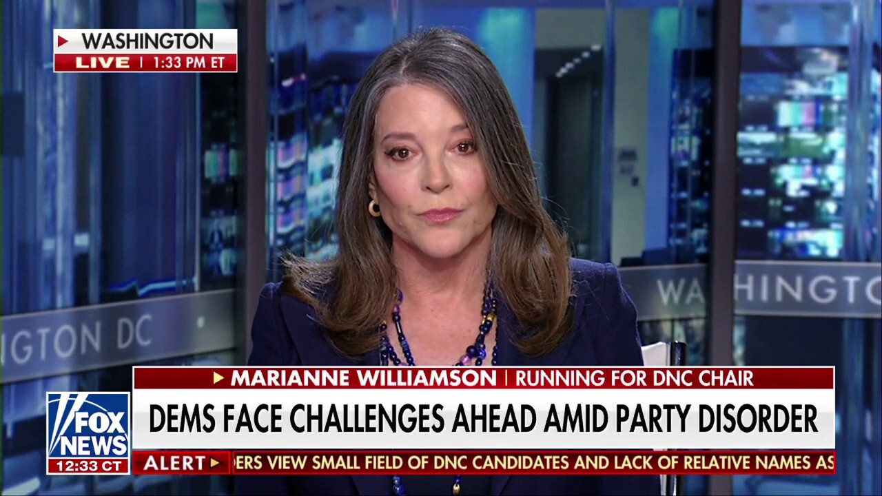 Marianne Williamson launches bid for DNC chair: 'We need to transform this party'