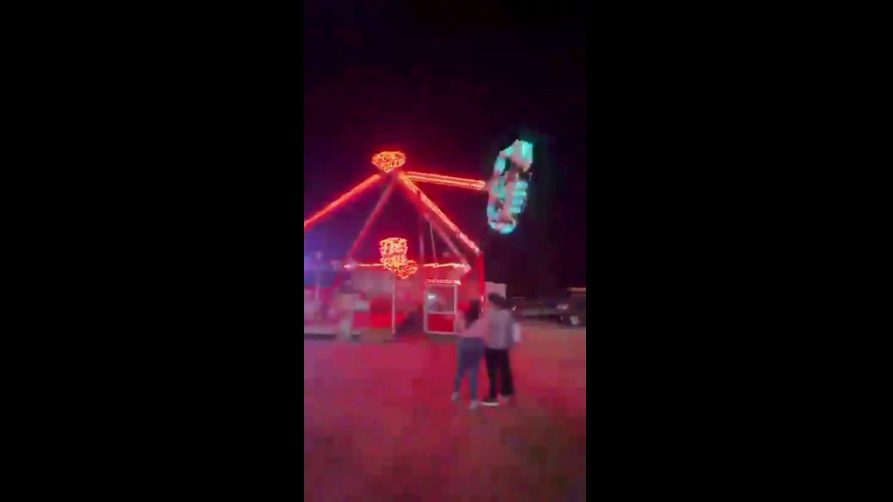 Video of amusement park ride captures the moments just before a teen tragically falls to her death