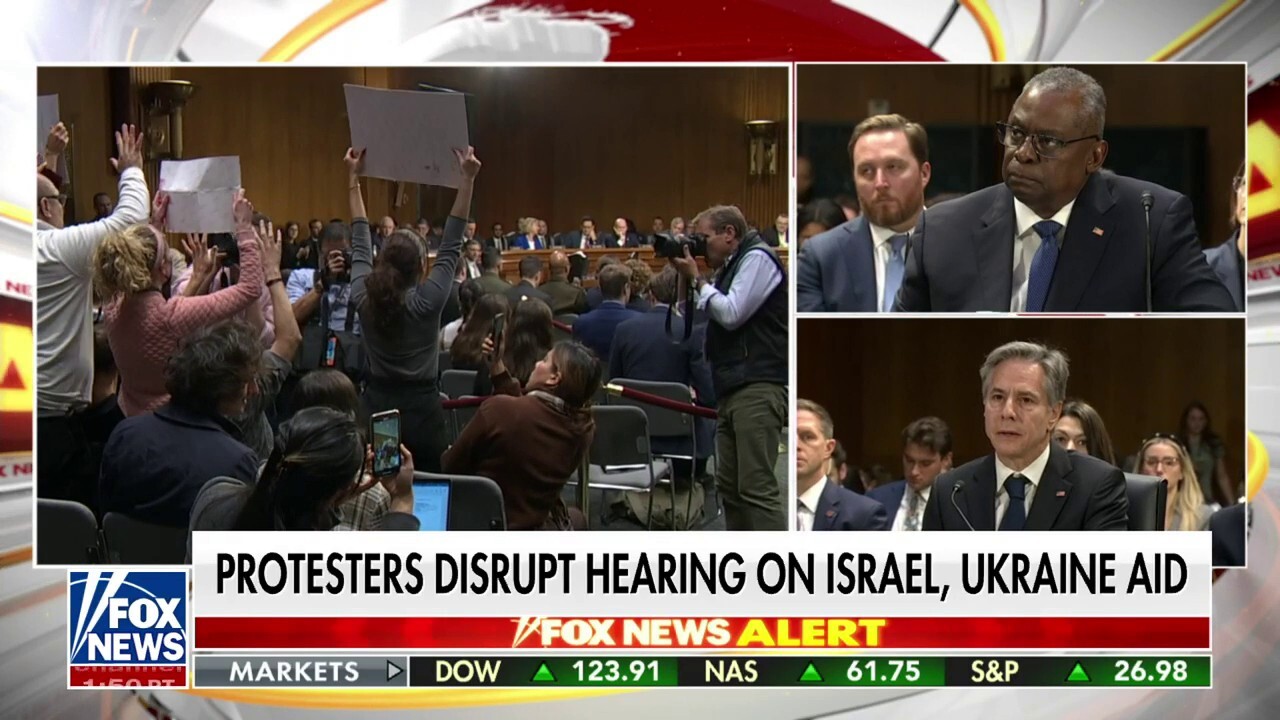 Anti-Israel Protesters Disrupt Senate Hearing Multiple Times | Fox News ...