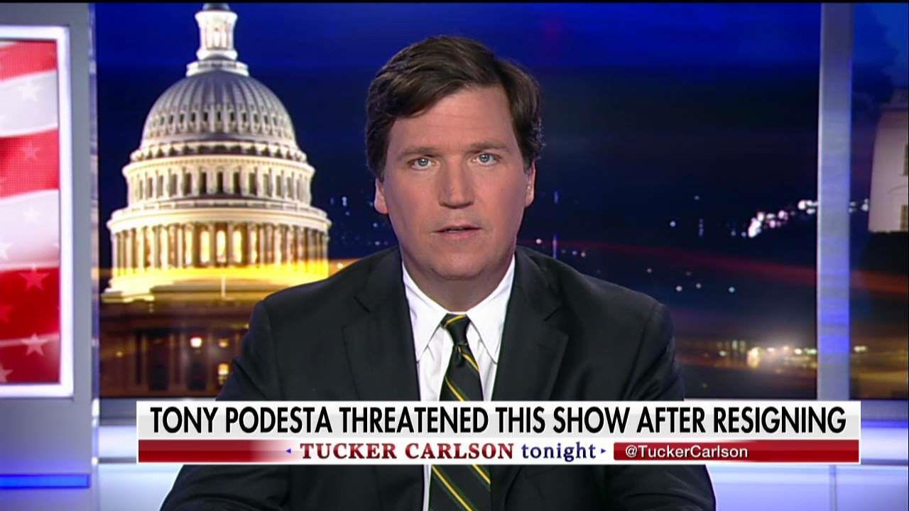Tucker Carlson Responds to Legal Threat From Podesta Lawyer