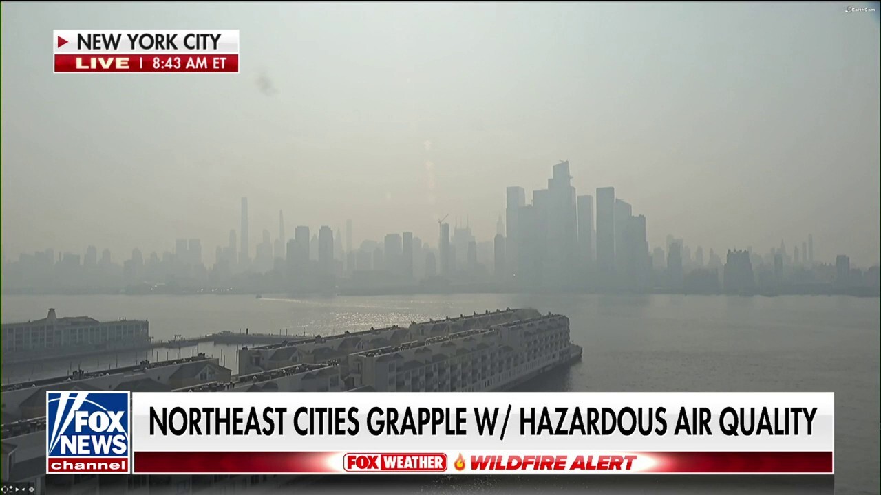 Cities in the Northeast battling hazardous air amid Canadian wildfires