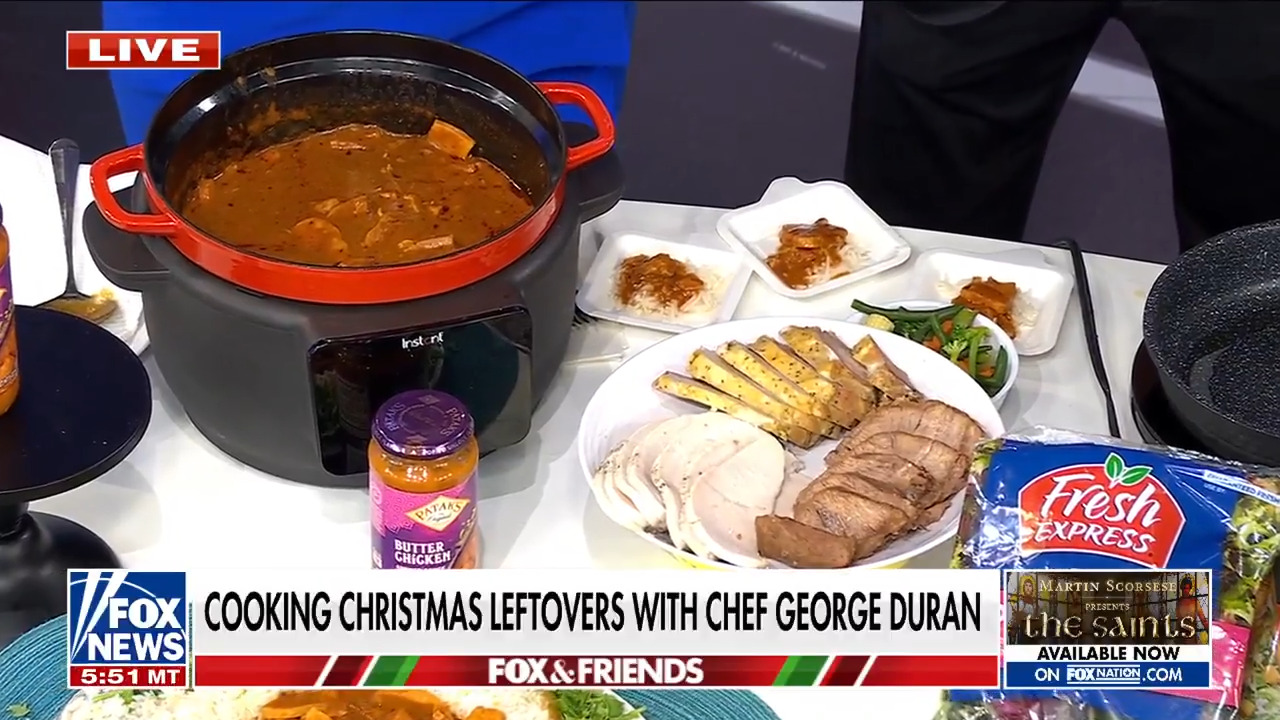 Chef George Duran joins 'Fox & Friends' to give tips on how to use your leftovers from Christmas dinner.