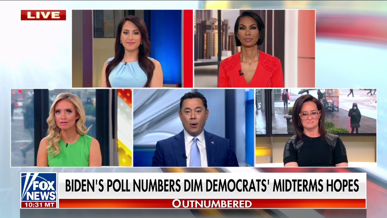 'Outnumbered' on Biden's low popularity as midterm elections loom