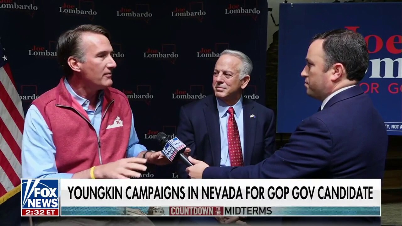 Midterm elections: Glenn Youngkin campaigns for Nevada candidate