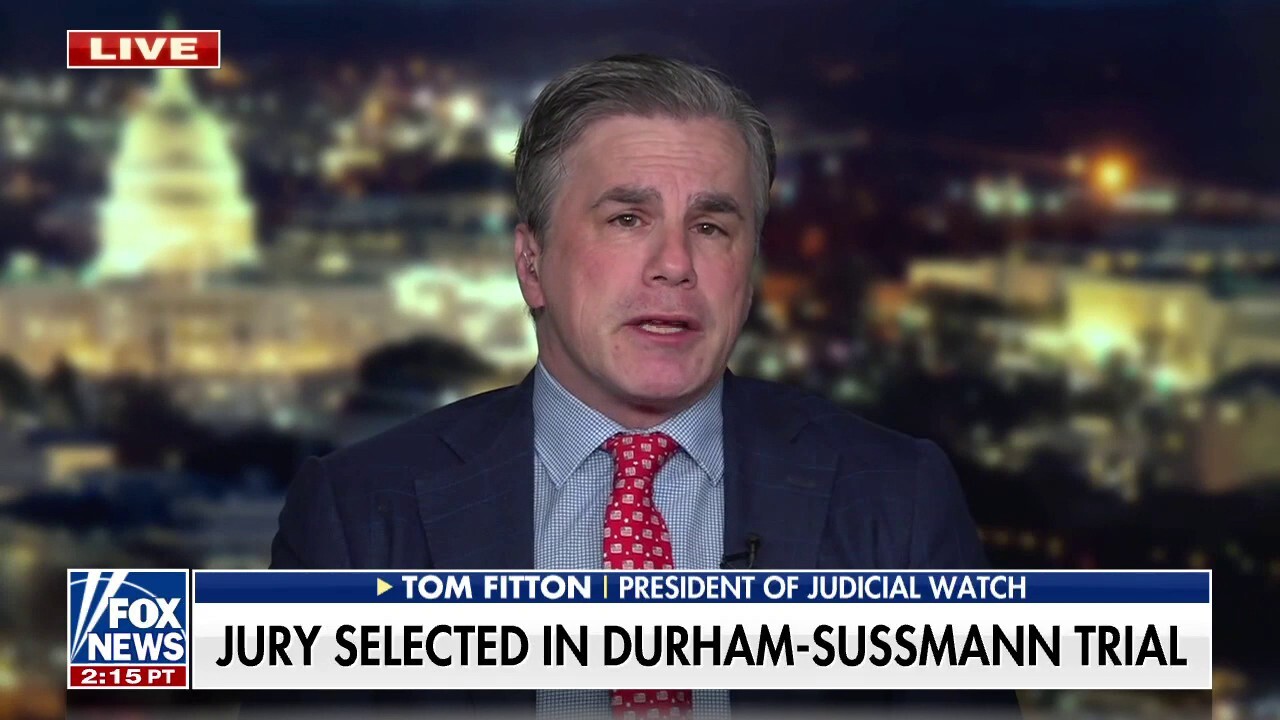 Tom Fitton: 'Someone may go to jail over this criminal conspiracy against President Trump'