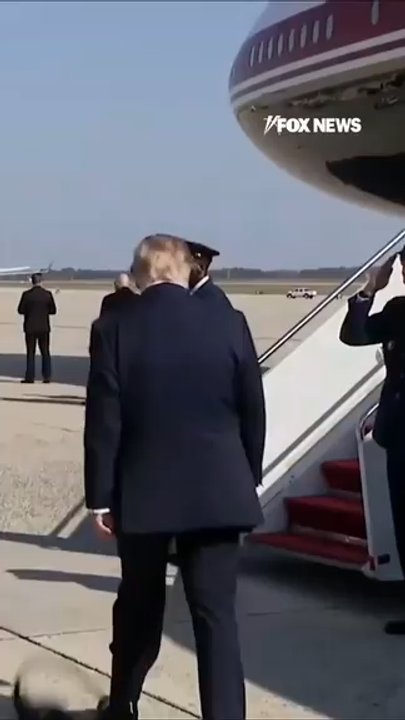 WATCH: Trump boards Air Force One for Texas midterm push