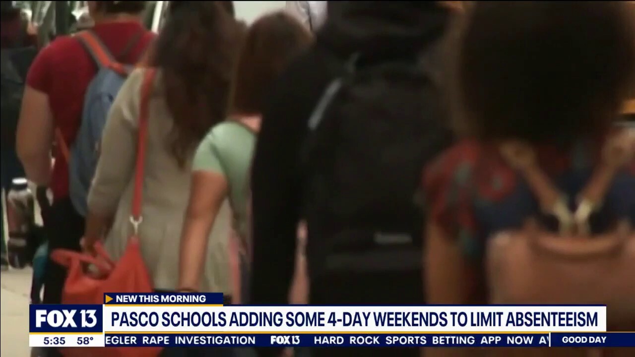 Pasco County Schools in Florida to add four-day weekends