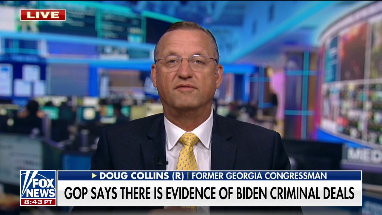 Doug Collins on Biden family claims from GOP: ‘This is what you do when you’re wanting to cover something up’