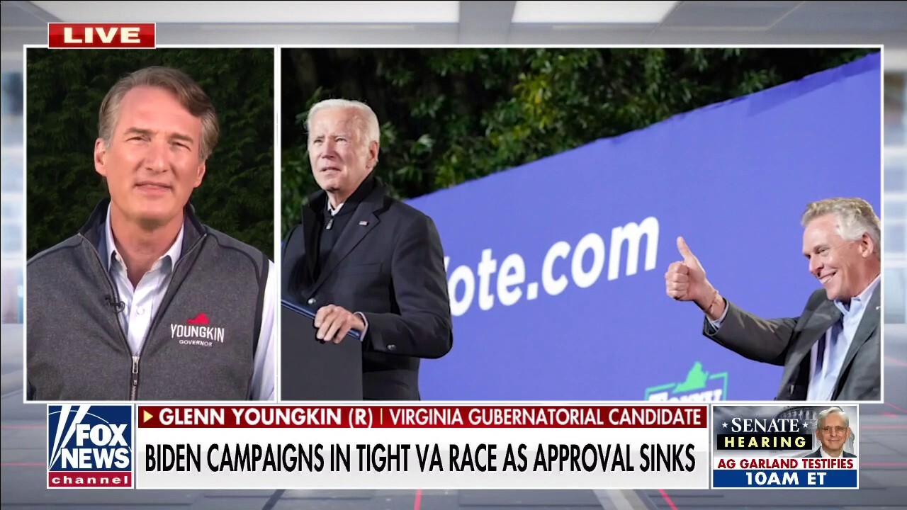 Youngkin responds to Biden comments: 'Standard rhetoric of a failing campaign’
