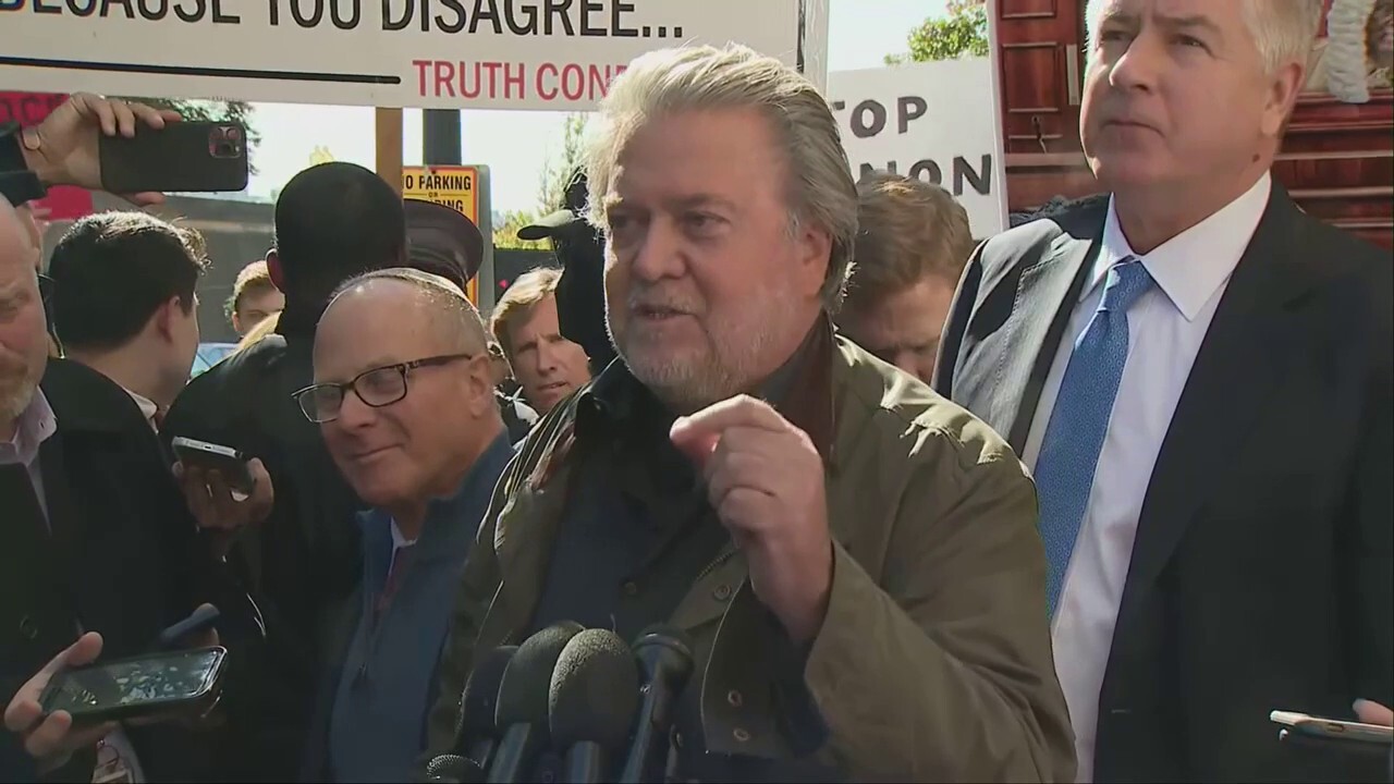 Steve Bannon reacts to 6-month sentence: 'Lie' that I am above the law