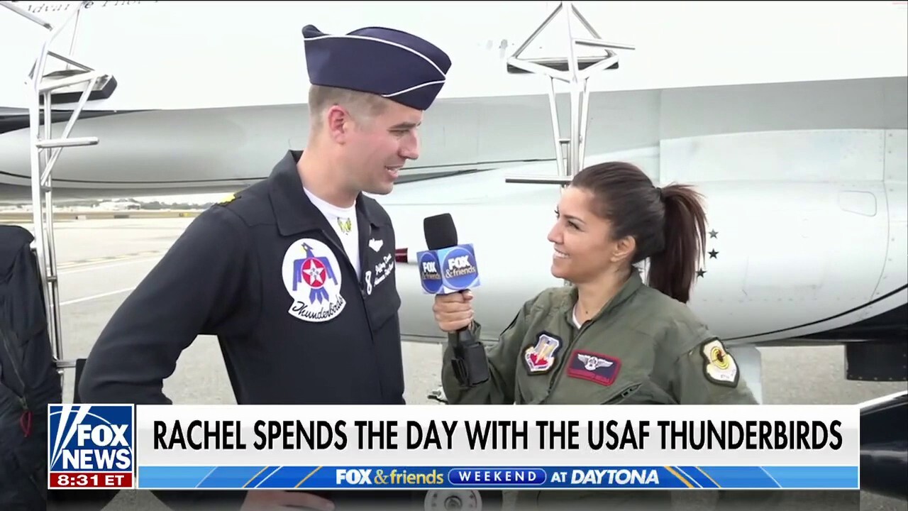 Rachel Campos-Duffy spends the day with the USAF Thunderbirds