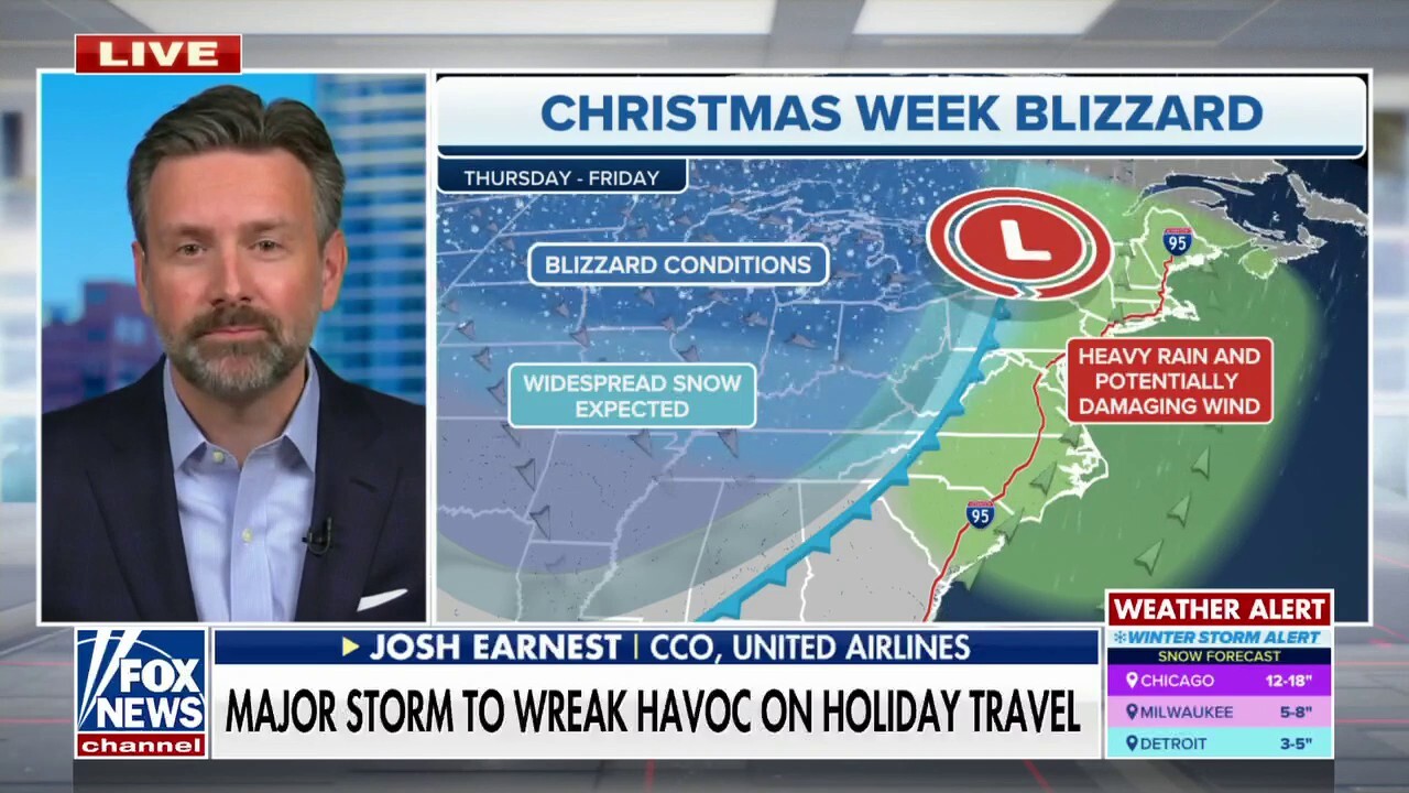 Winter storm could cause flight delays ahead of Christmas