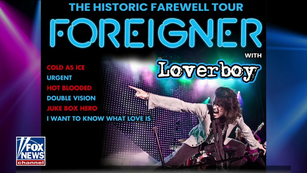 Foreigner announces farewell tour, performs live medley on 'Fox & Friends'