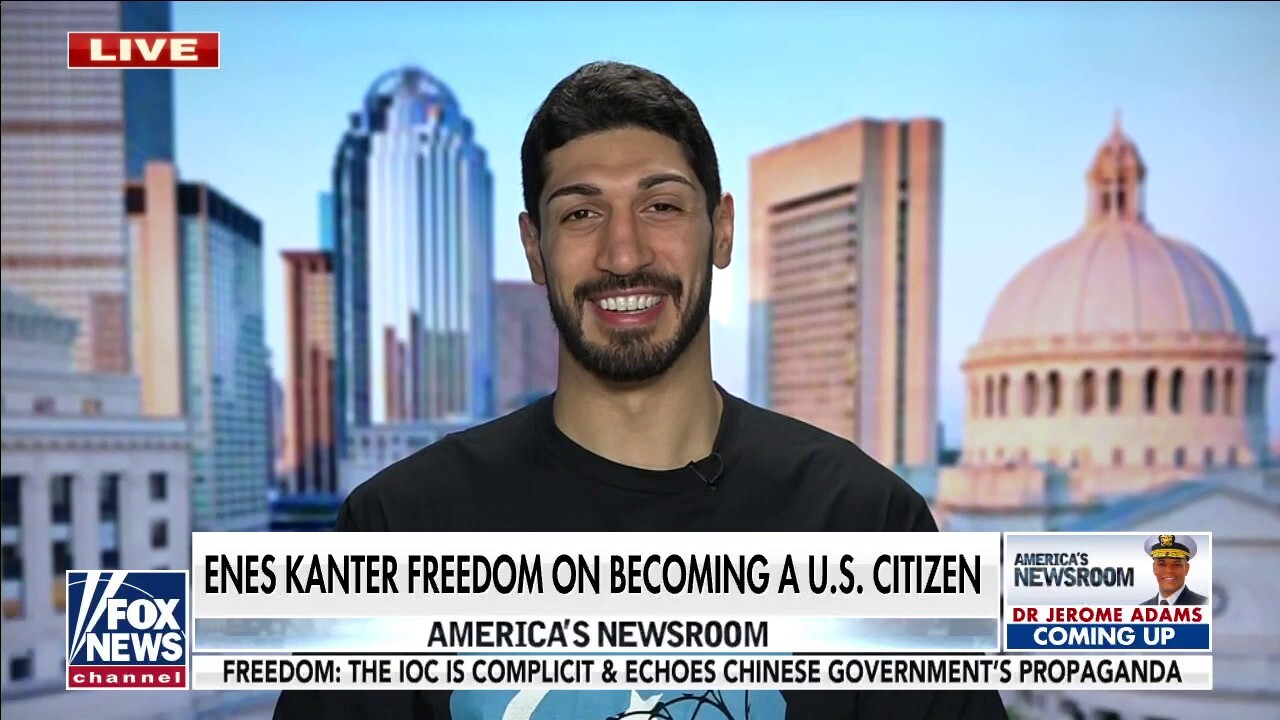 NBA player Enes Kanter on his legal name change to include 'Freedom' after becoming American citizen