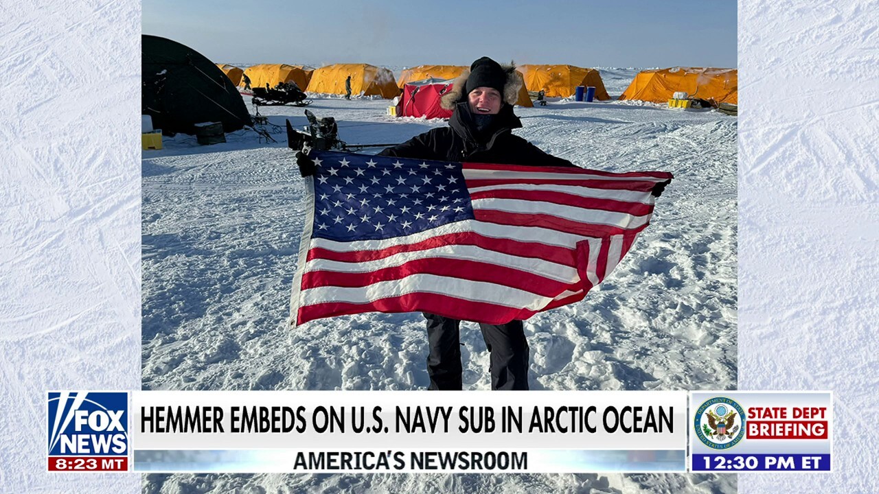 Bill Hemmer visits Arctic Ocean with US Navy