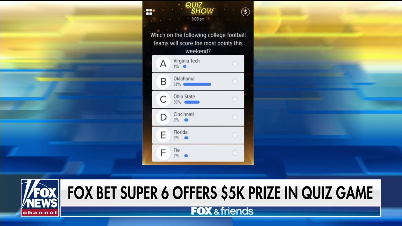 Tom Shillue reveals FOX Bet Super 6 Quiz Show questions