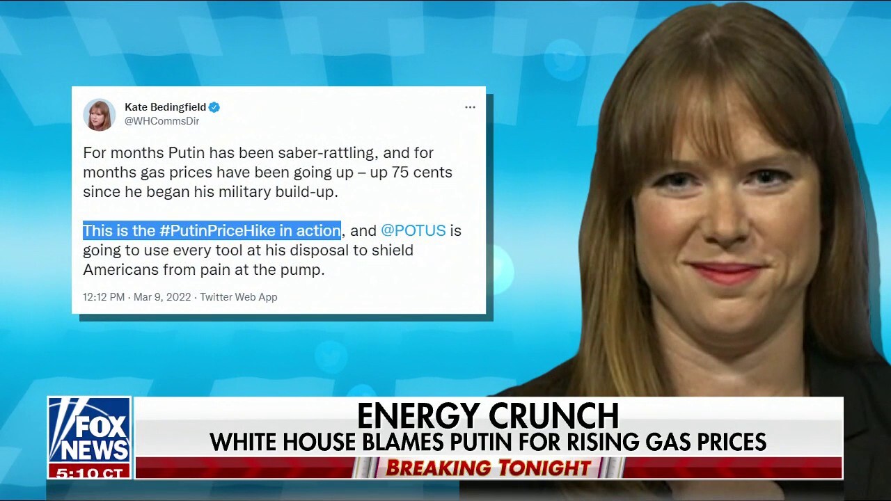Biden White House Rebrands Blames Gas Prices Surge On Putin Doocy Fox News Video