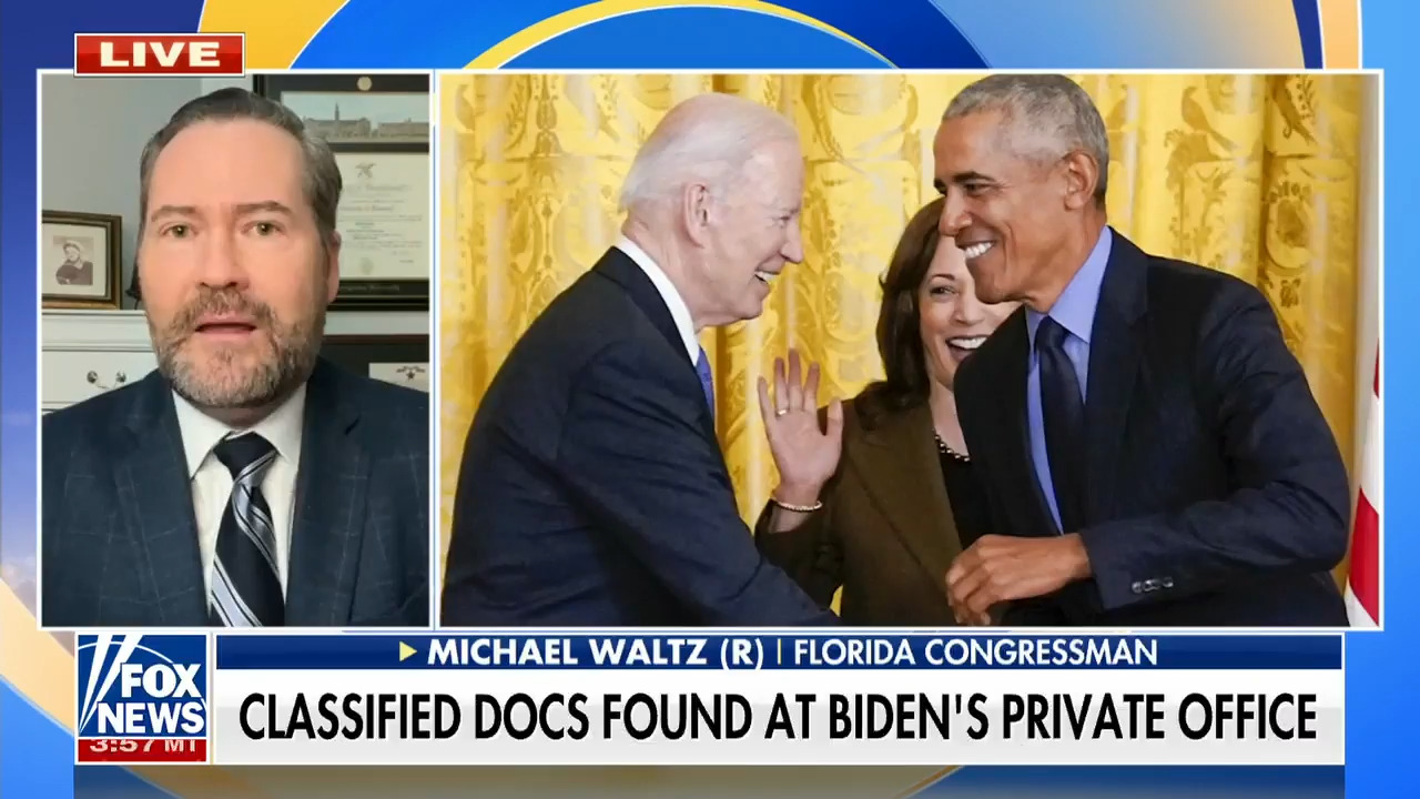 Rep. Michael Waltz calls for special prosecutor after classified docs found in Biden's office