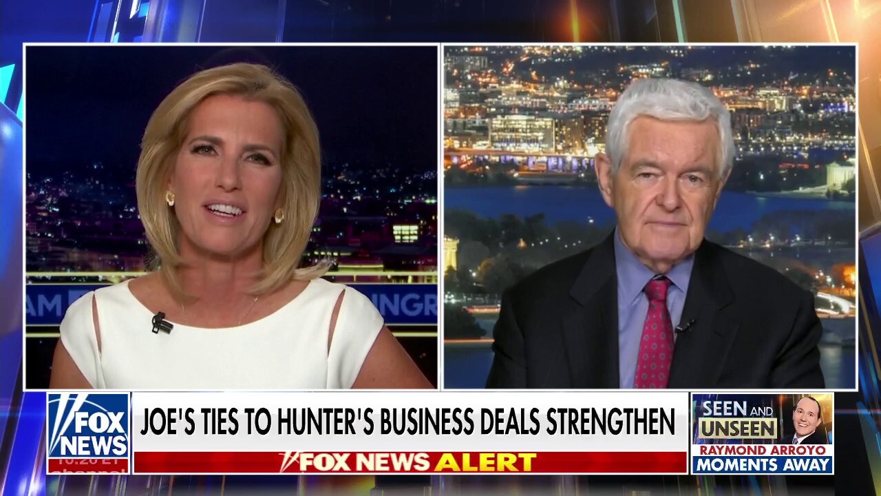 Joe and Hunter Biden show corruption's a 'Biden family business': Gingrich