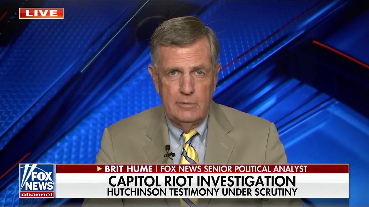 The January 6 committee 'will put on a TV production': Brit Hume