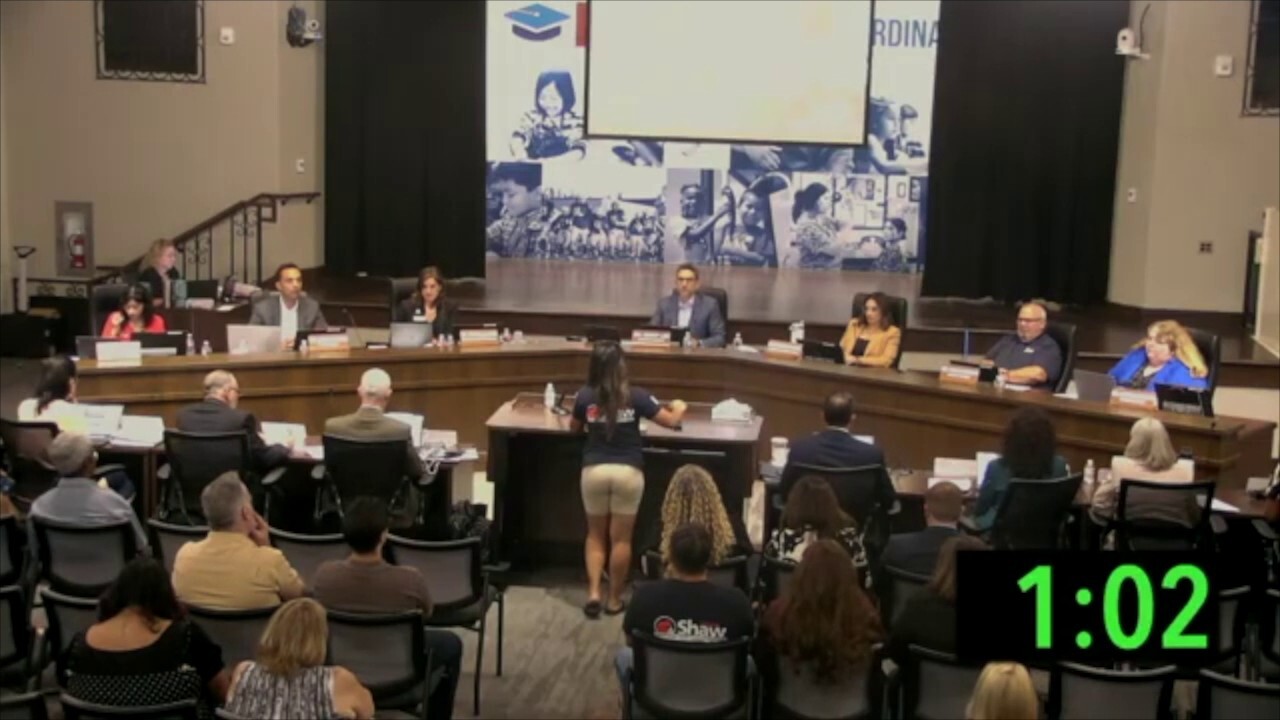 California mom delivers emotional debate to school board amid trans volleyball player controversy